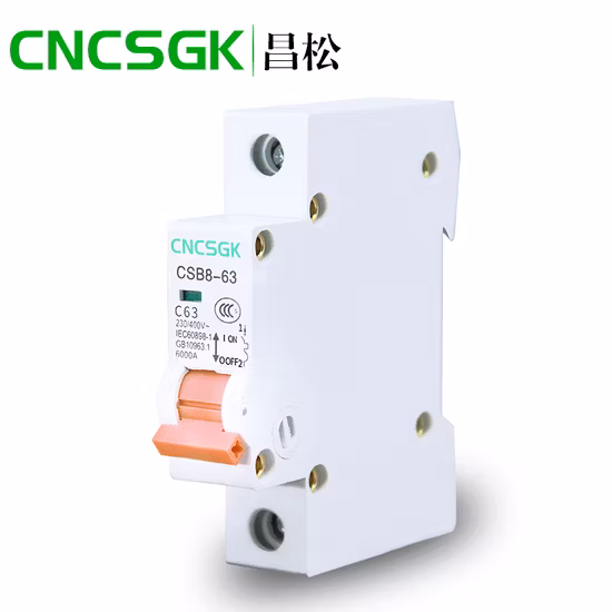 New Dz47 Electricity MCB C63 1p